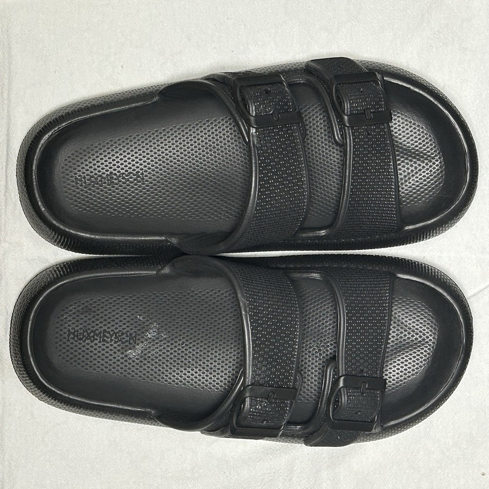 Pillow Cloud Double Buckle Adjustable Slides - EVA Flat Sandals- Women's Size 9 - Picture 4 of 8